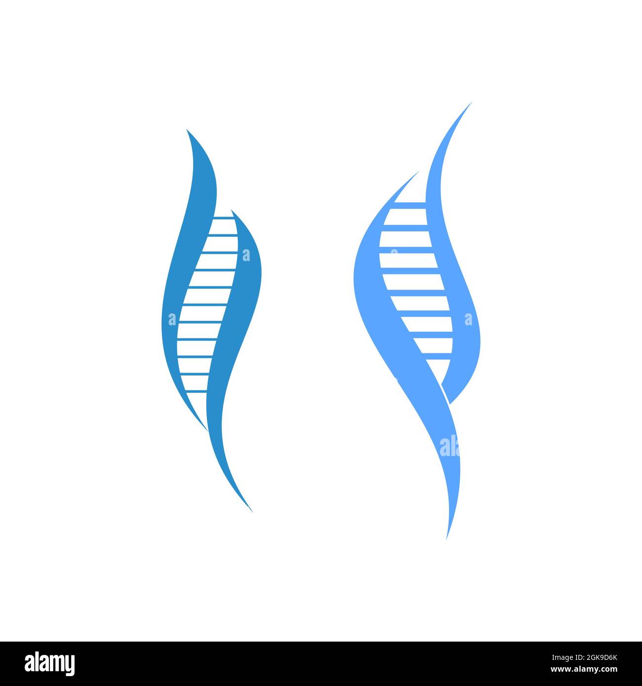 Medizinische DNA Vektor Symbol Design Illustration Vorlage Stockfoto