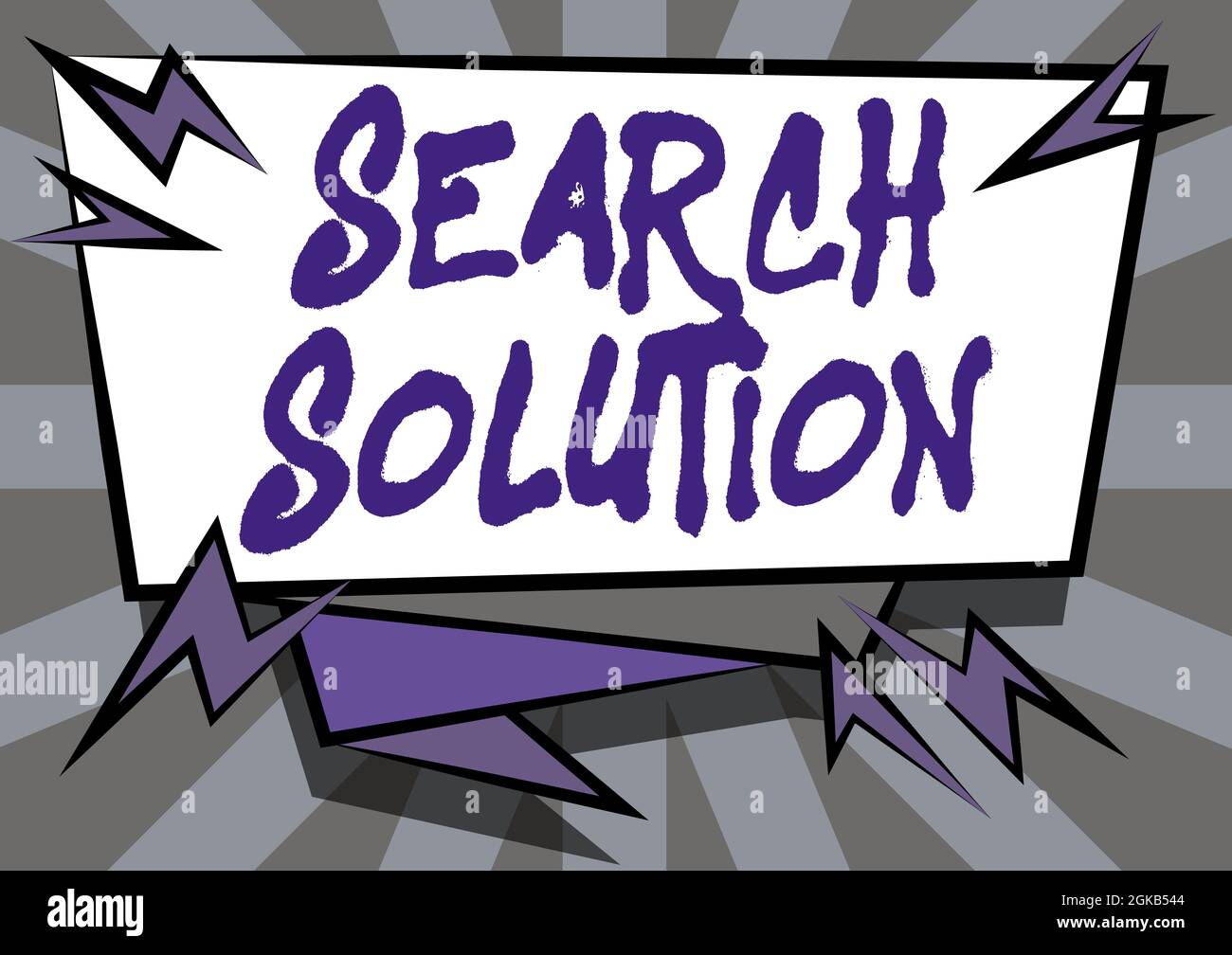 Inspiration zeigt Zeichen Lösung suchen. Geschäftsidee eine Aktion oder ein Prozess, um eine Lösung für ein Problem zu finden Abstract dringende Nachricht anzeigen, Neu Stockfoto