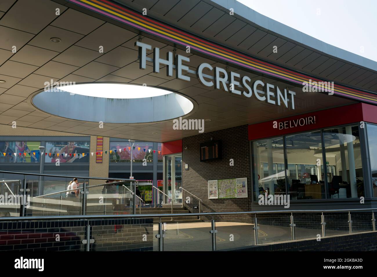 The Crescent, Hinckley, Leicestershire, England, Großbritannien Stockfoto