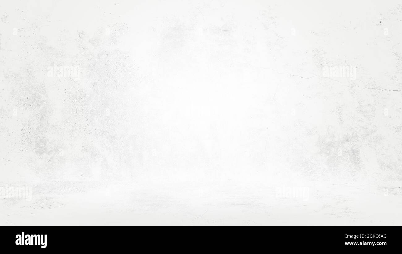 Grungiger weißer Hintergrund aus Naturzement oder Stein alter Struktur ...