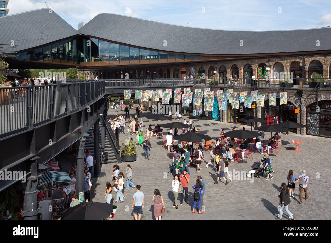 Coal Drops Yard, King's Cross, London, Großbritannien Stockfoto