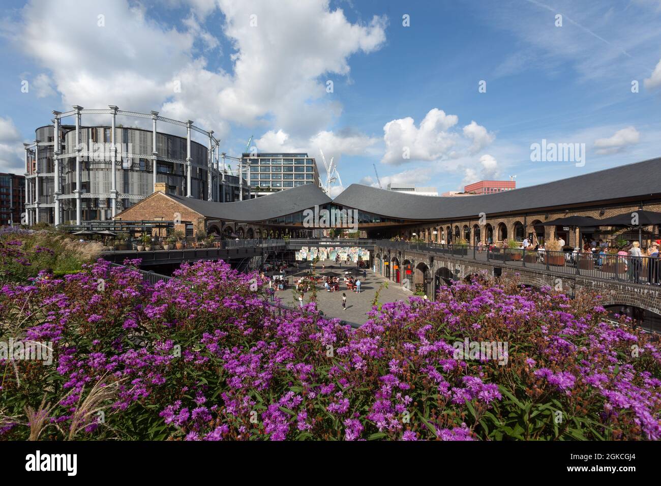 Coal Drops Yard, King's Cross, London, Großbritannien Stockfoto