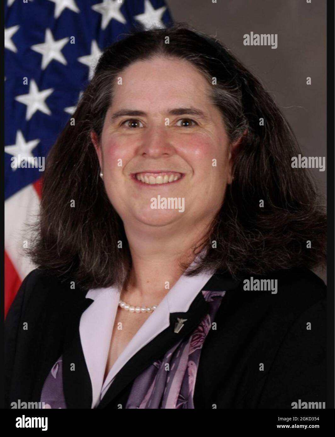 Heidi H. Bullock ist Mitglied des Senior Executive Service, der Director of Contracting beim Headquarters Air Force Maternel Command, Wright-Patterson Air Force Base. Stockfoto