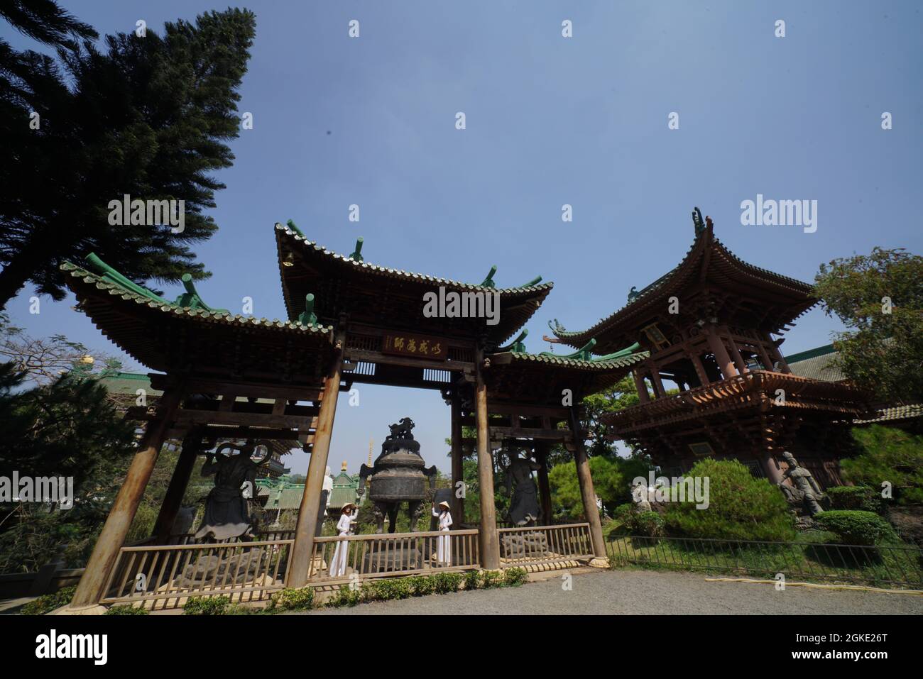 Nice Minh Thanh Pagode in der Provinz Gia Lai in Zentralvietnam Stockfoto