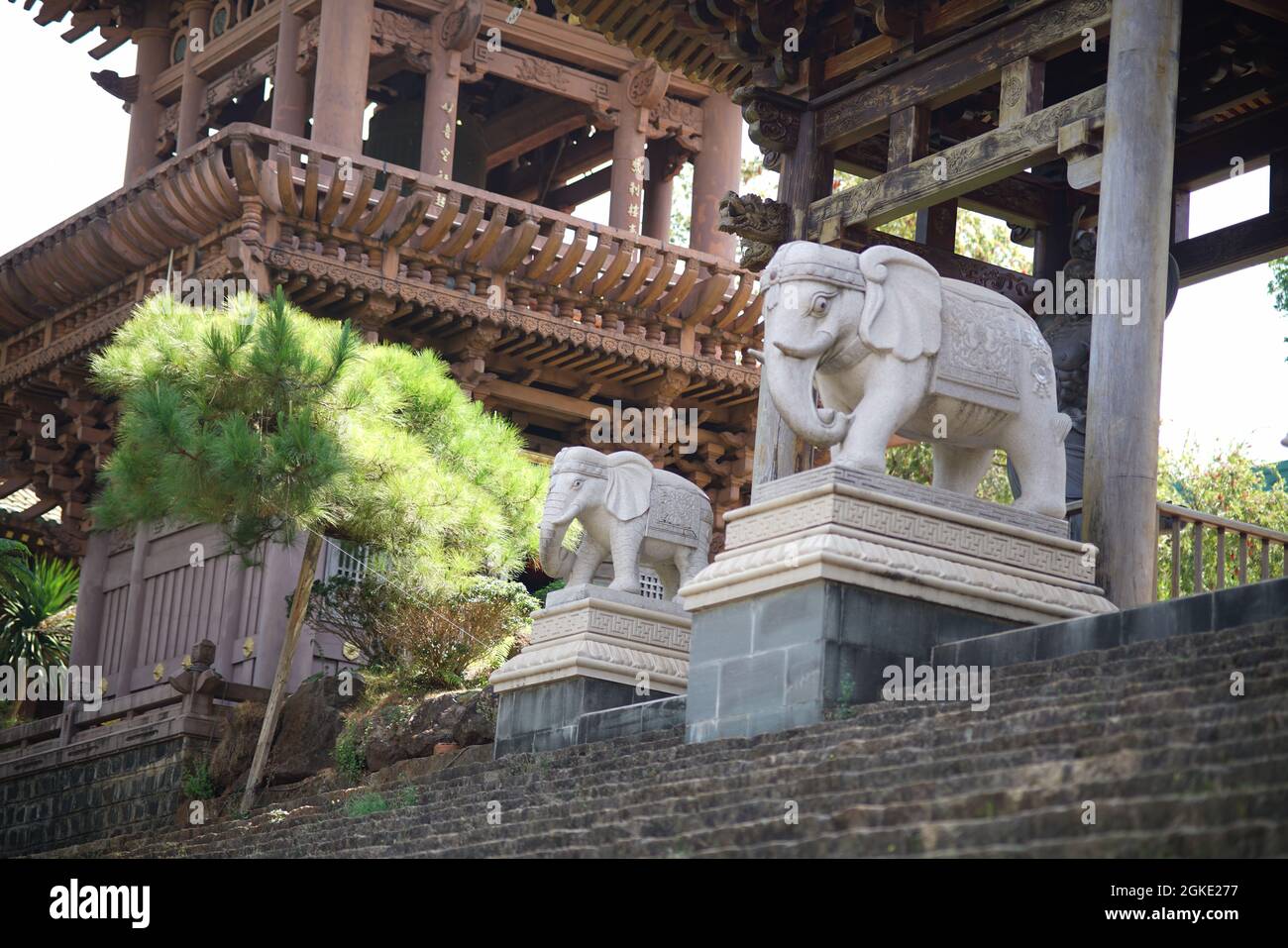 Nice Minh Thanh Pagode in der Provinz Gia Lai in Zentralvietnam Stockfoto