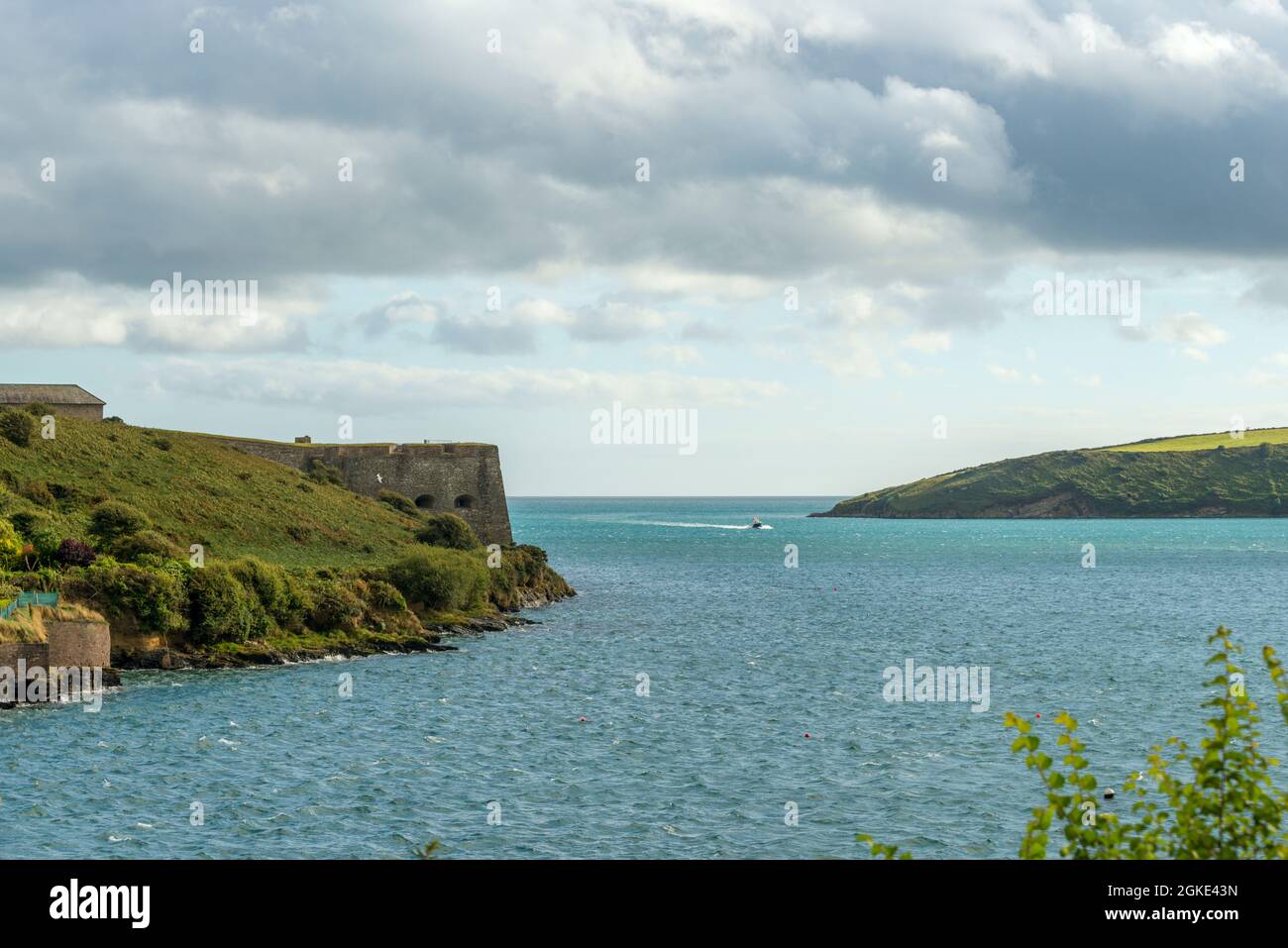 Mündung des Flusses Bandon mit Blick auf das Charles Fort in Kinsale im Süden Irlands Stockfoto