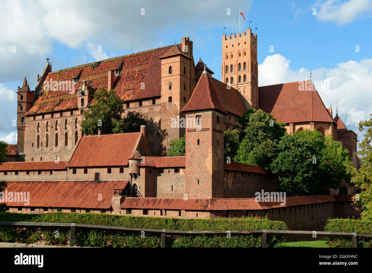Hochburg, Marienburg, Malbork, Pommern, Polen Stockfoto
