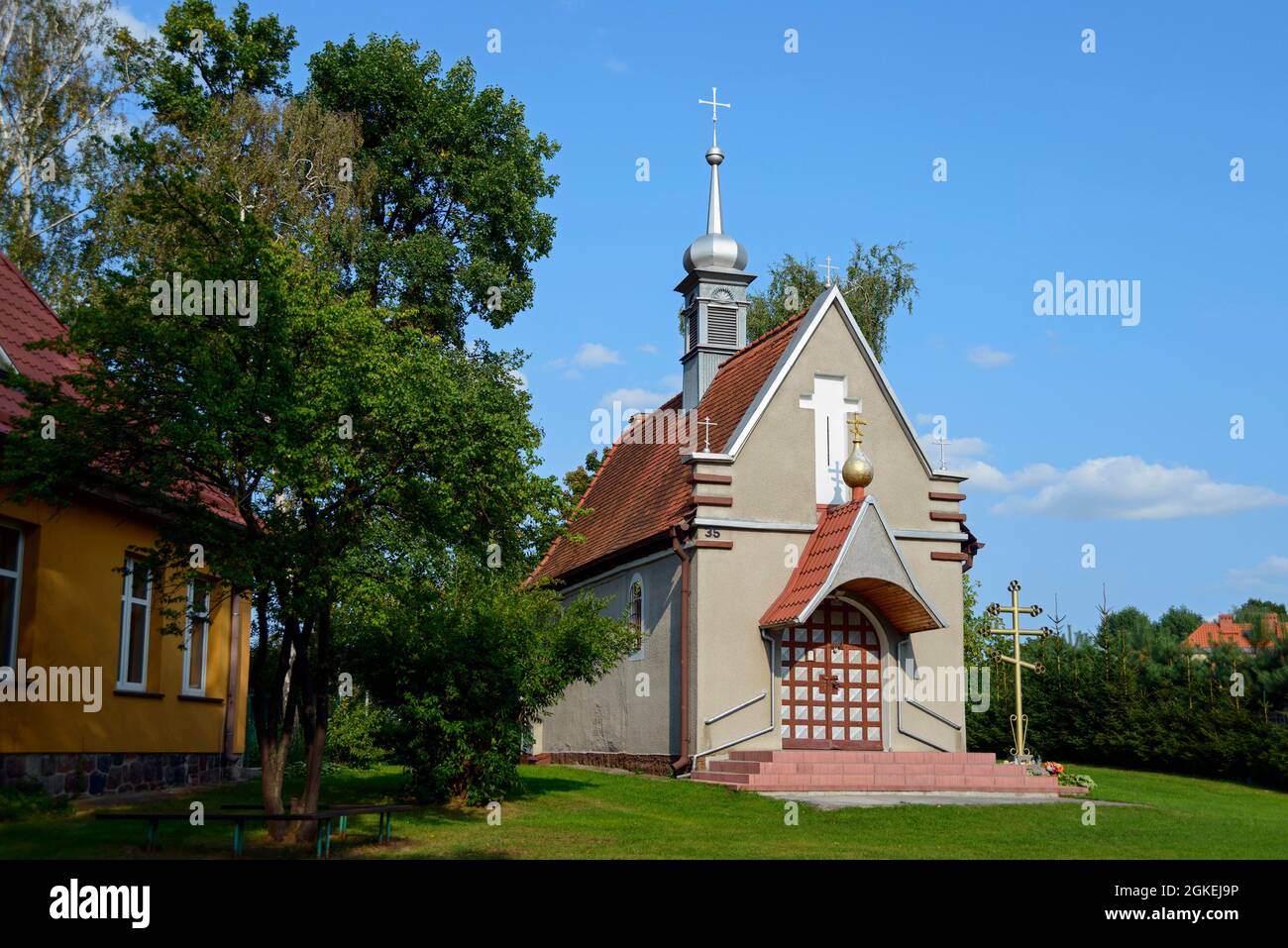 Orthodoxe Kirche, Cerkiew Sw. Anny, Gizycko, Warmia-Masuren, Loetzen, Warminsko-Mazurskie, Polen Stockfoto