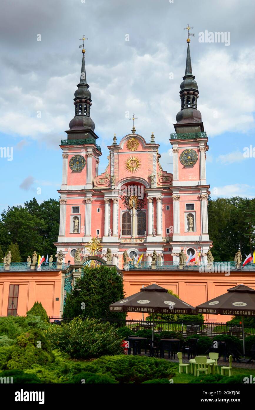 Wallfahrtskirche, Swieta Lipka, Warmia-Masuren, Heilige Linden, Marienbasilika, Warminsko-Mazurskie, Polen Stockfoto