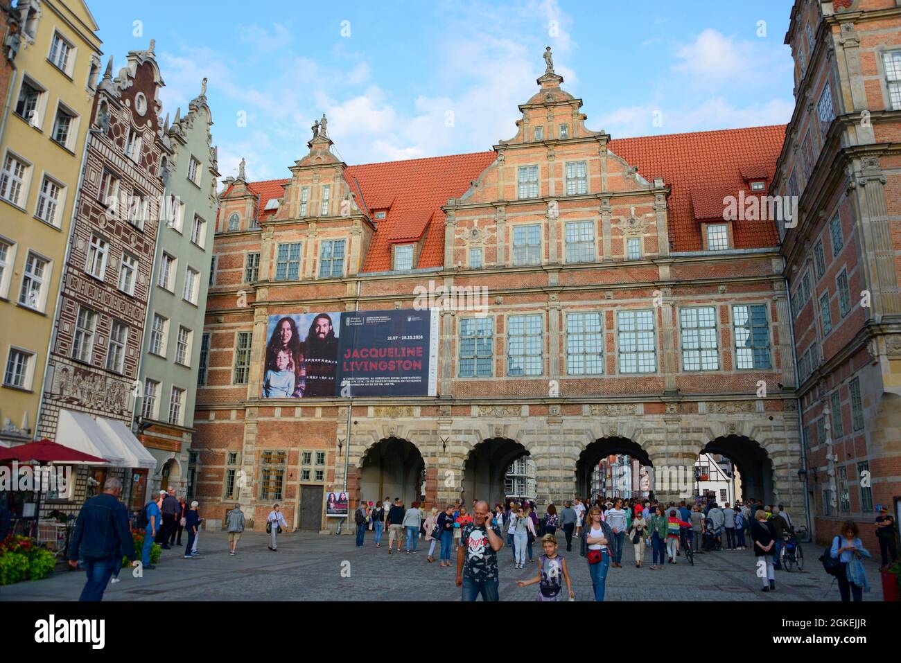 Long Market und Green Gate, Dlugi Targ, Altstadt, Danzig, Pommern, Grünes Tor, Zielona Brama, Danzig Stockfoto