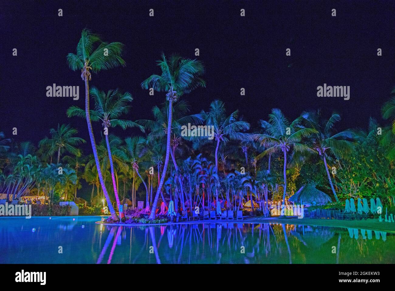 Pool, Hotel Catalonia Gran Dominicus, Bayahiba, Dominikanische Republik Stockfoto