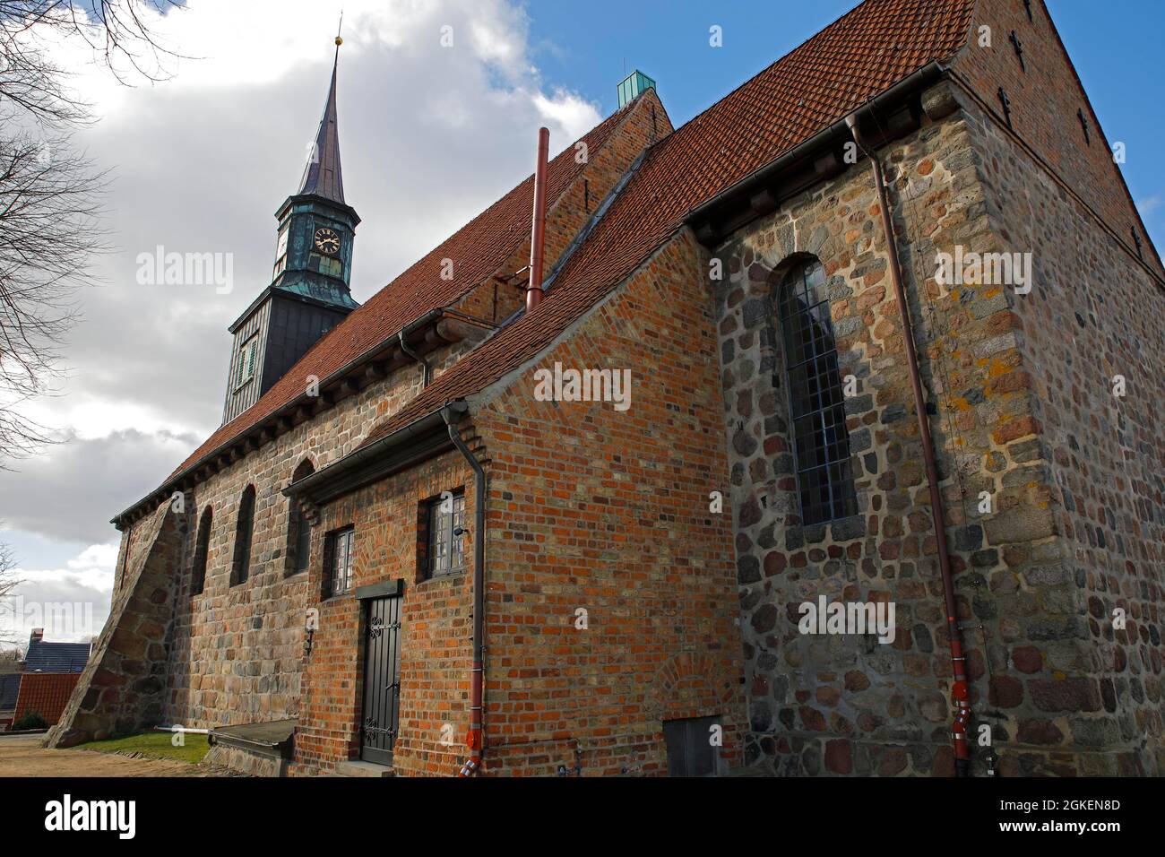 Historische St. Cyriacus Kirche, Kellinghusen, Schleswig-Holstein, Deutschland Stockfoto