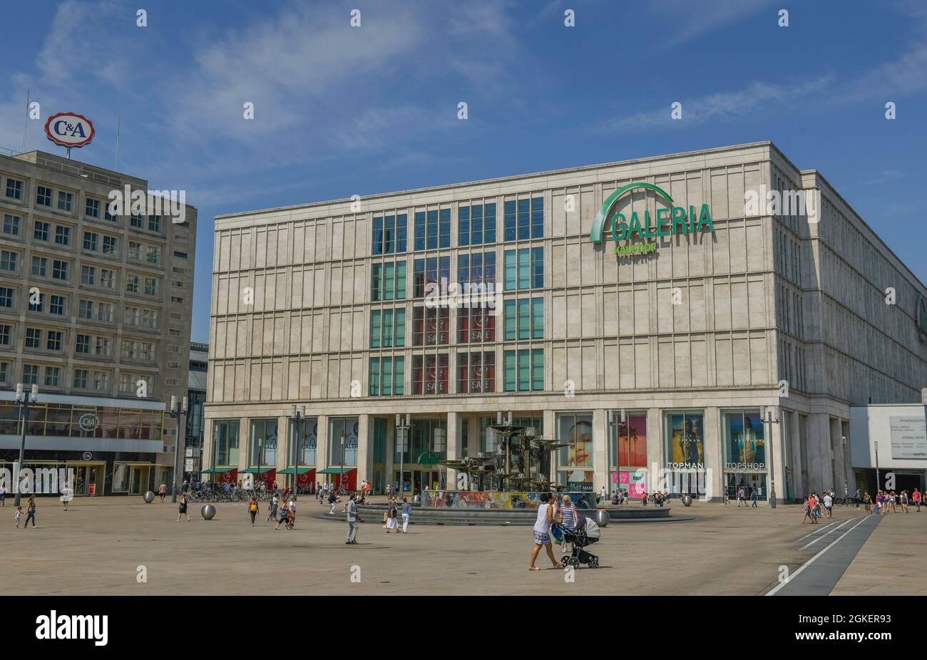 Galerie Kaufhof, Alexanderplatz, Mitte, Berlin, Deutschland Stockfoto