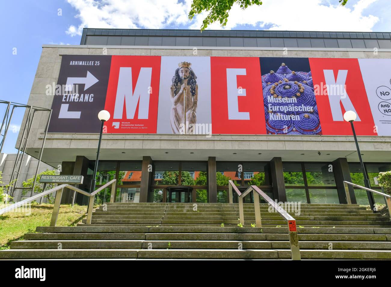 Museum der europäischen Kulturen MEK, Lansstraße, Dahlem, Steglitz-Zehlendorf, Berlin, Deutschland Stockfoto