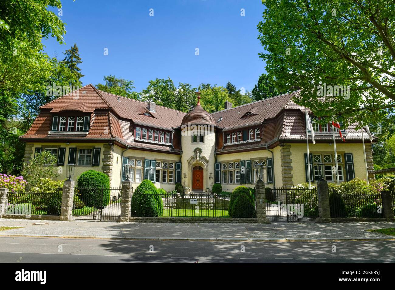 Villa Stauss, Pacellallee, Dahlem, Steglitz-Zehlendorf, Berlin, Deutschland Stockfoto