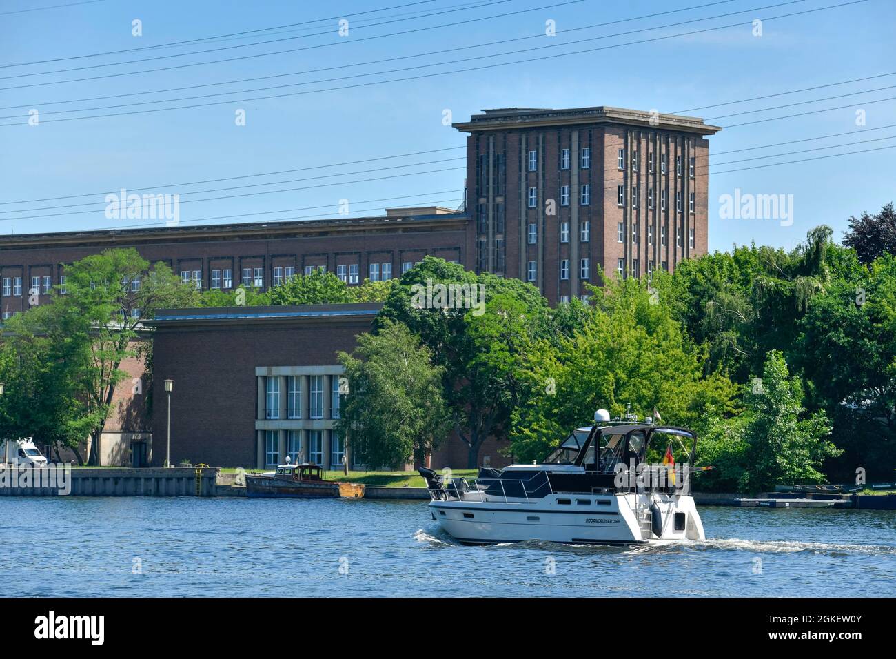 Funkhaus Nalepastrasse, Oberschoeneweide, Treptow-Koepenick, Berlin, Deutschland Stockfoto