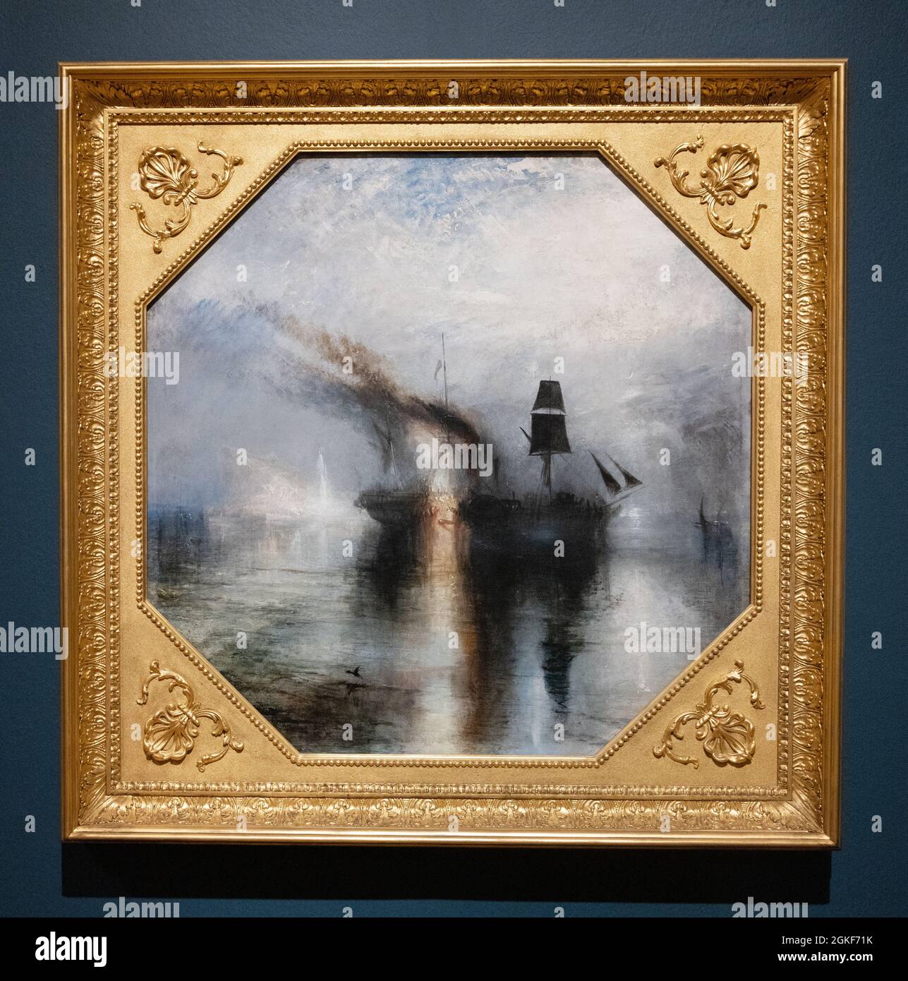 JMW Turner Peace - Begräbnis von Turners Freund Sir David Wilkie; Öl auf Leinwand 1842 Stockfoto