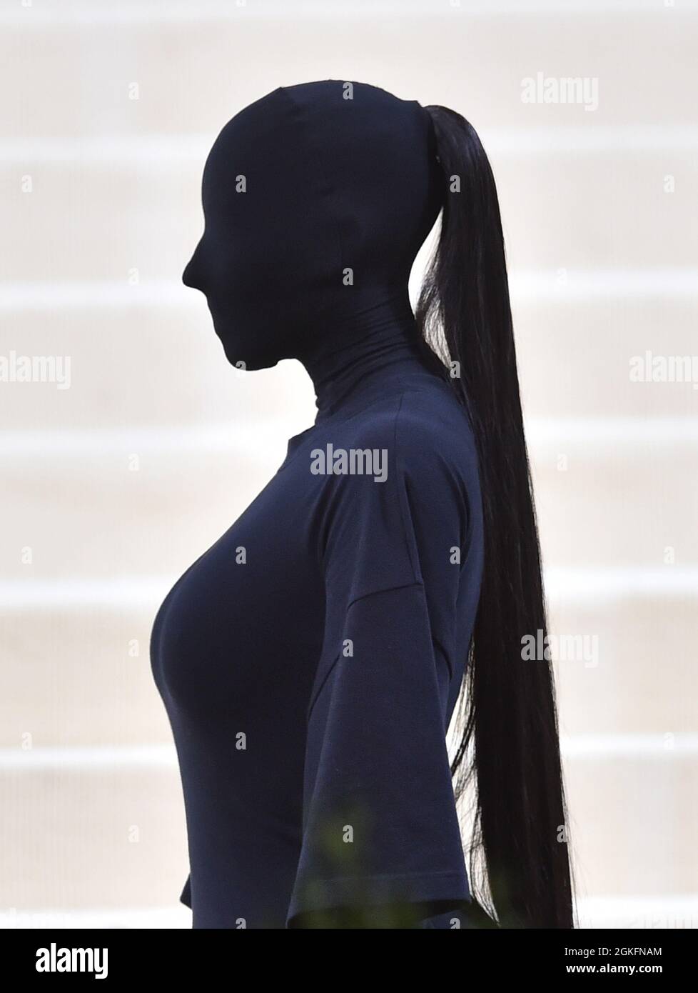 New York, New York, USA. September 2021. Kim Kardashian traf sich bei der Gala Benefit 2021 am 13. September 2021 in New York City mit dem Titel „in America: A Lexicon of Fashion“ im Metropolitan Museum of Art. Quelle: John Palmer/Media Punch/Alamy Live News Stockfoto