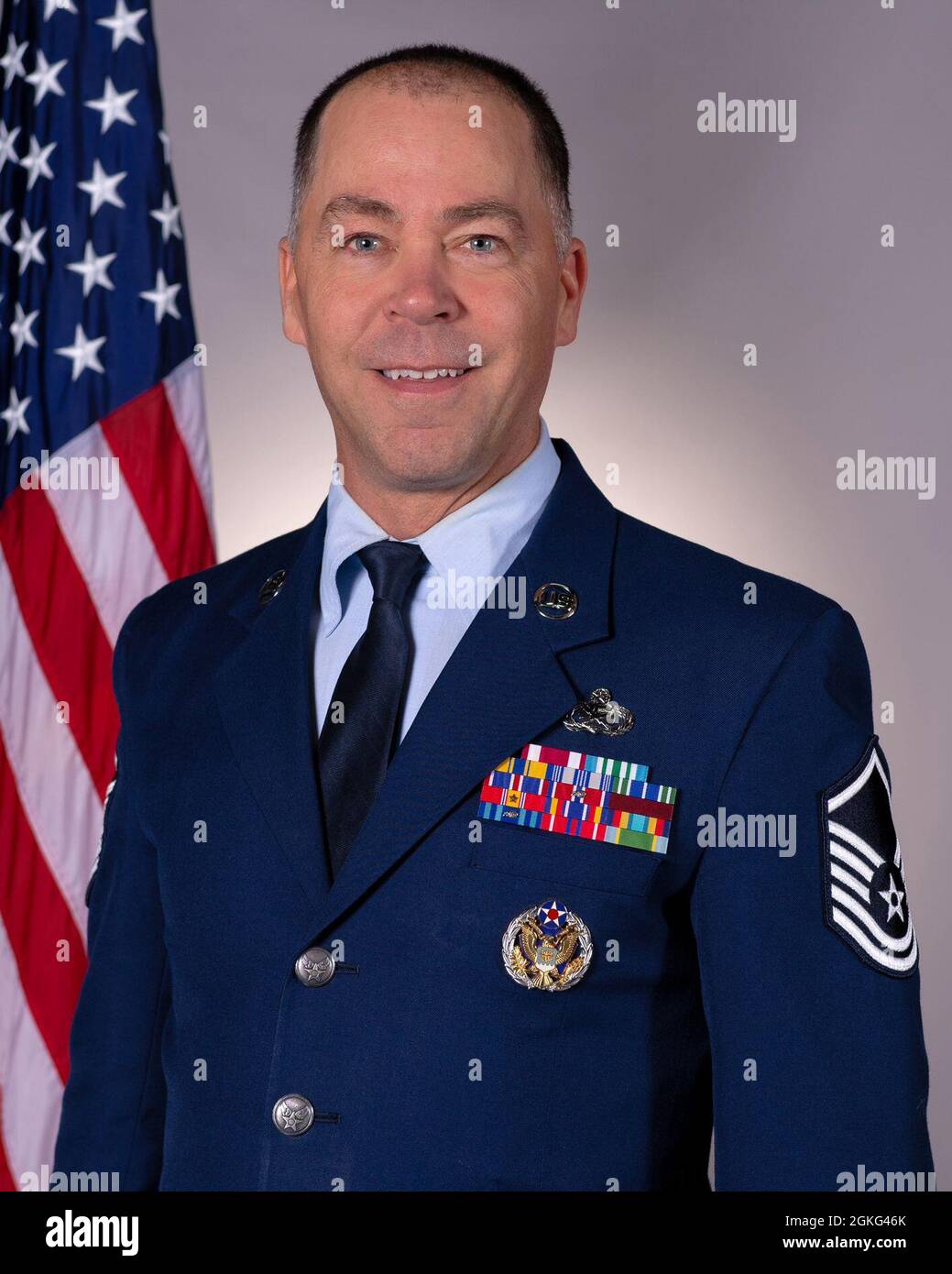 U.S. Air Force Master Sgt. Mike R. Smith. Stockfoto