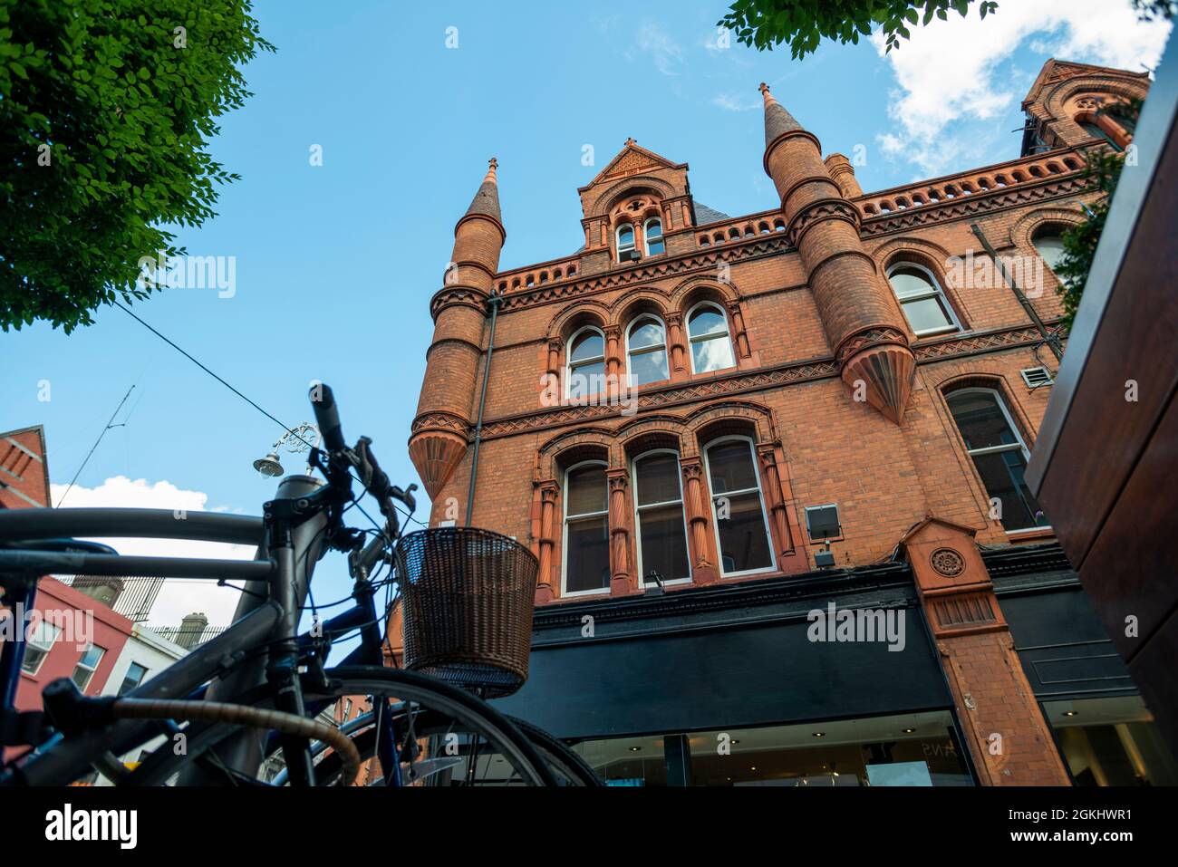 South City Market, rotes Backsteingebäude alias George Street Arcade in Dublin, Republik Irland Stockfoto South City Market, rotes Backsteingebäude alias George Street Arcade in Dublin, Republik Irland Stockfoto