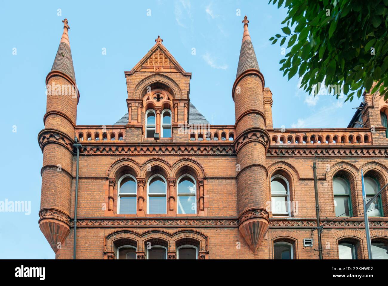 South City Market, rotes Backsteingebäude alias George Street Arcade in Dublin, Republik Irland Stockfoto South City Market, rotes Backsteingebäude alias George Street Arcade in Dublin, Republik Irland Stockfoto