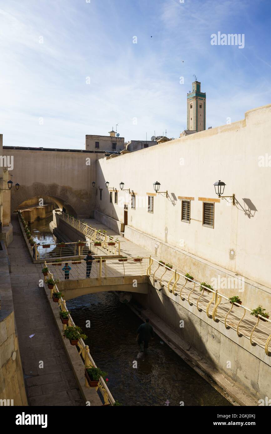 Straße der Fez, Marokko, Afrika. Stockfoto