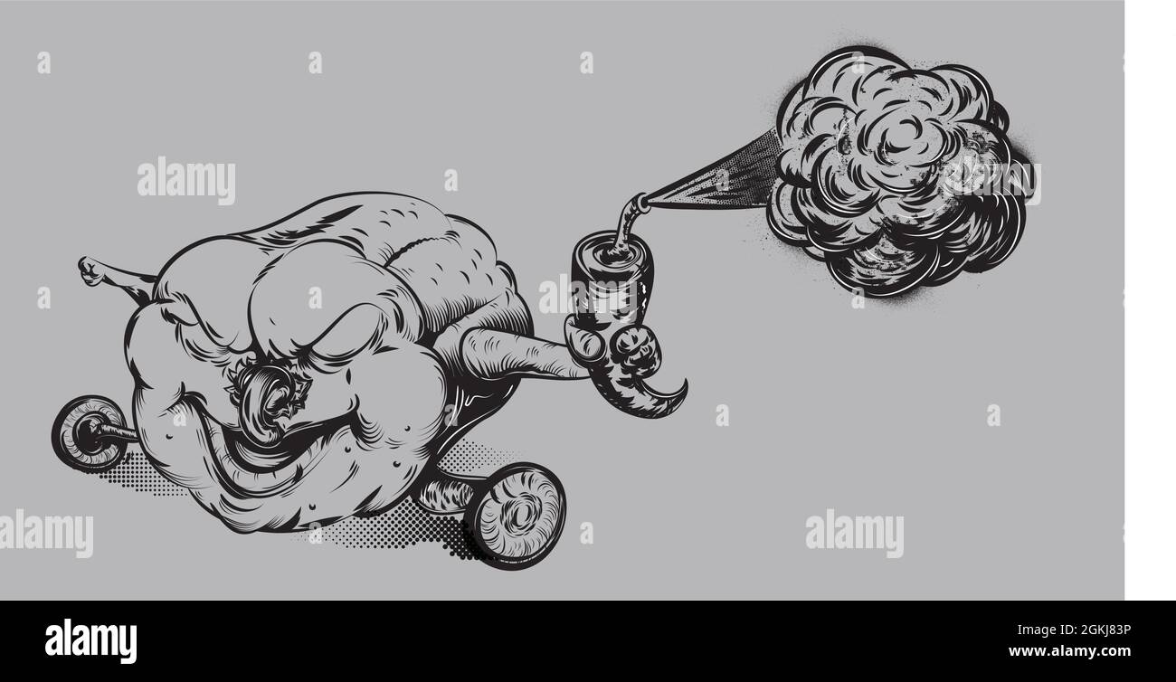 Graffiti Street Style wütend Spray kann Stock Vektor