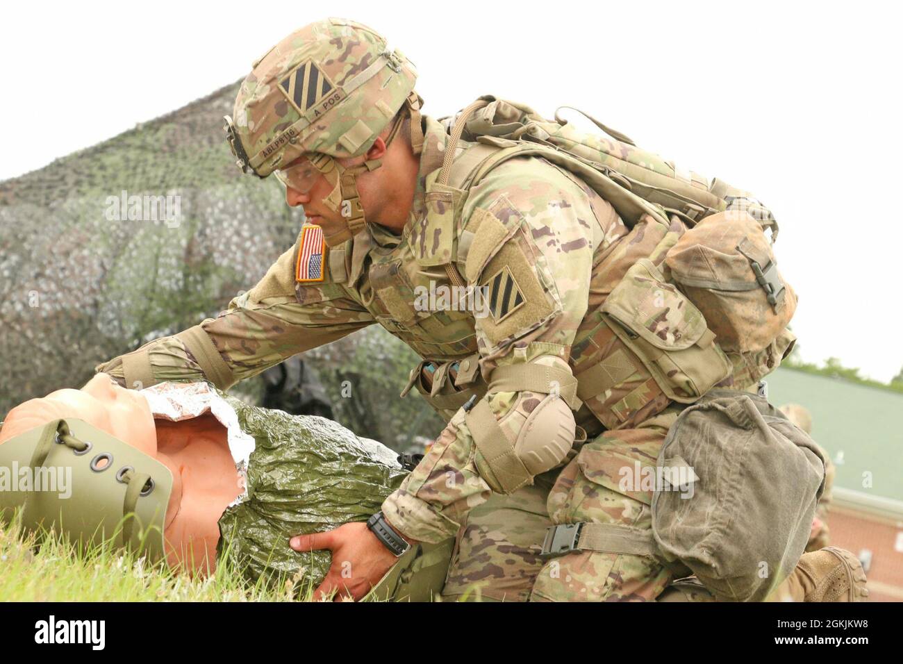 Soldat Der 3 Infanteriedivision Des Jahres Stockfotos und bilder