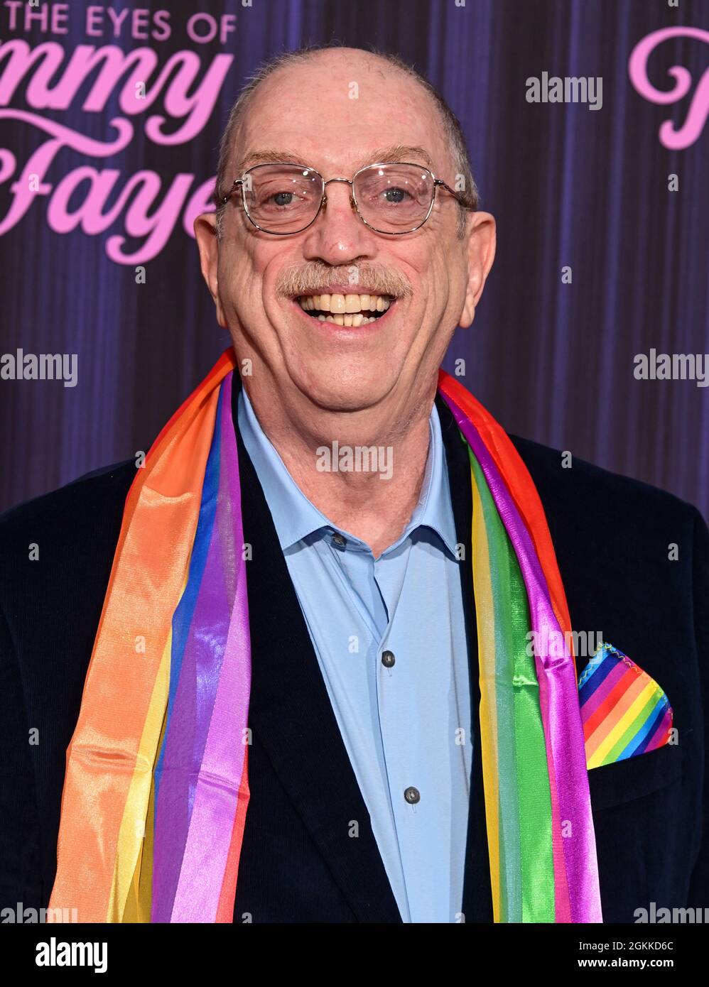 New York City, 14. September 2021. Reverend Steve Pieters blickt auf die New Yorker Premiere von Tammy Faye, die am Dienstag, den 14. September 2021, im SVA Theatre in New York City stattfand. Foto von Jennifer Graylock-Graylock.com 917-519-7666 Stockfoto