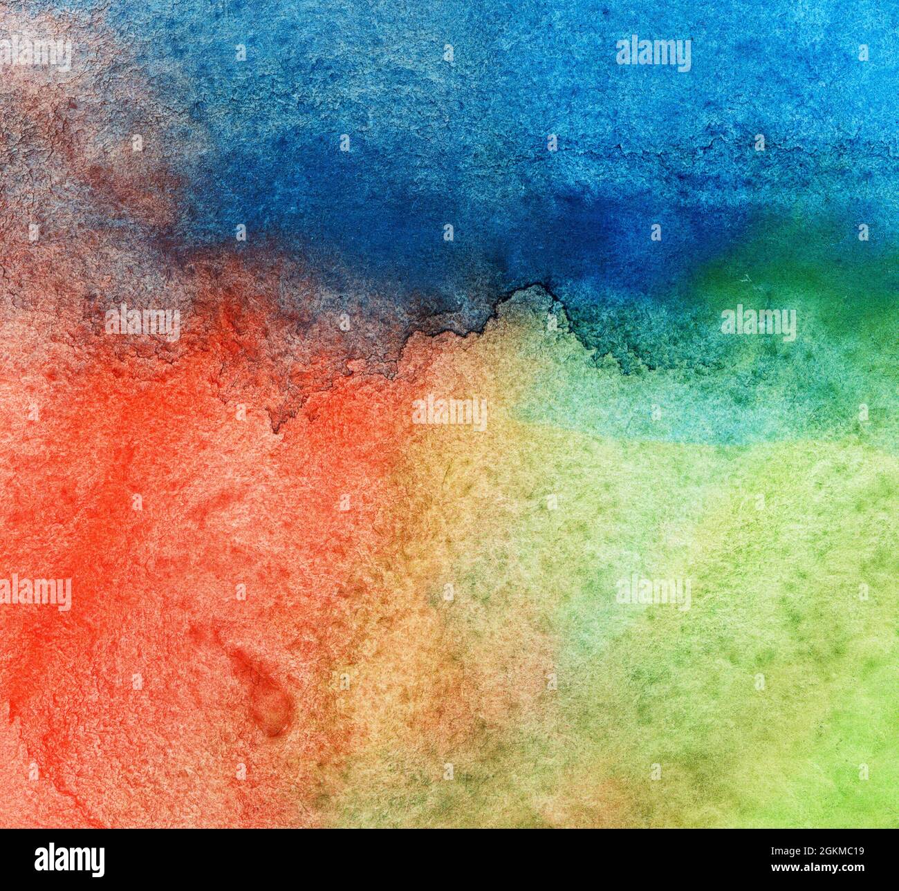 Abstrakt hell Aquarell gemalt Hintergrund oder Textur Stockfoto