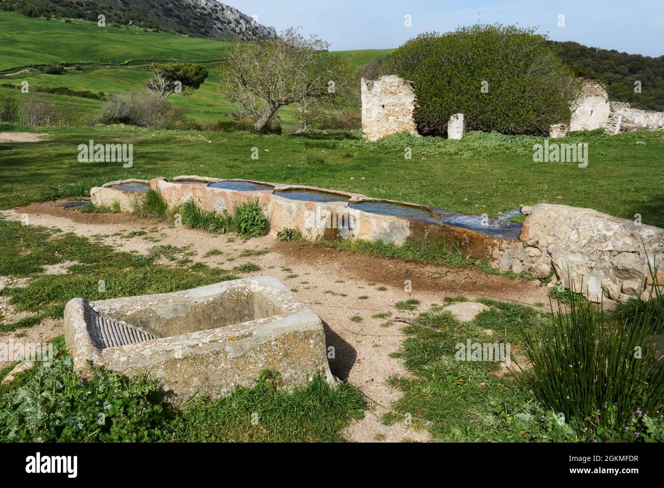 Alhajuela Wasserstapel in der Region Antequera, Malaga. Andalusien, Spanien Stockfoto