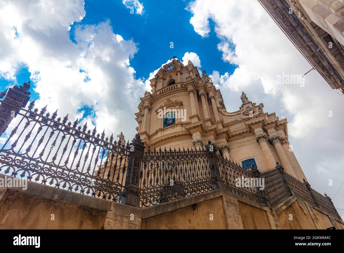 Kathedrale von San Giorgio in Ragusa, Sizilien. Stockfoto