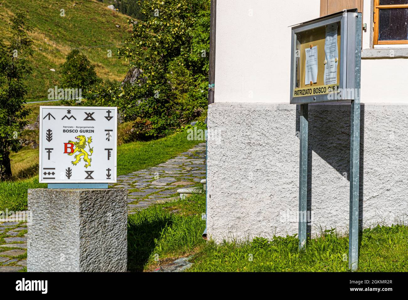 Switzerland Plaque Stockfotos und -bilder Kaufen - Alamy