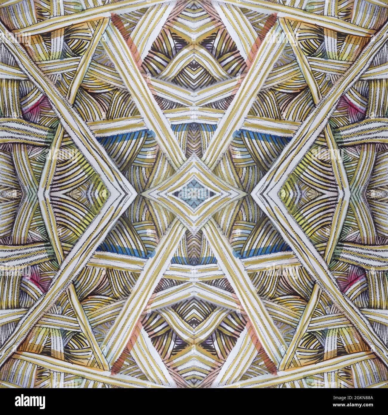 Nahtloses abstraktes geometrisches Muster Stockfoto