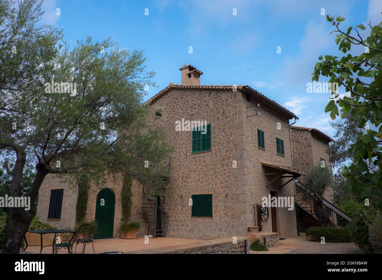 Heimat des englischen Schriftstellers Robert Graves in Deià, Mallorca, Spanien Stockfoto