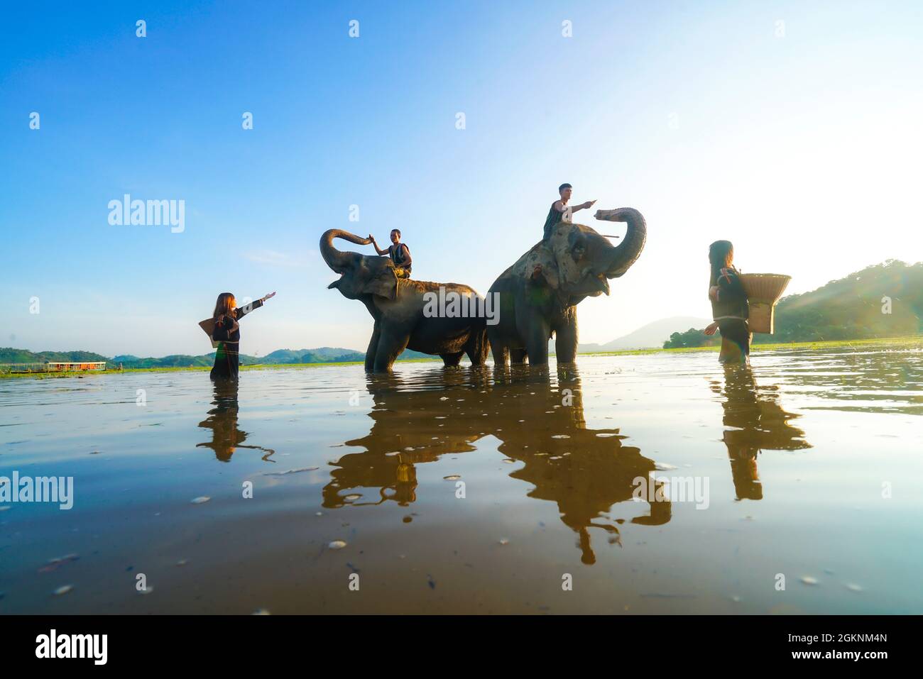 Nice Lak See in der Provinz Dak Lak Zentralvietnam Stockfoto