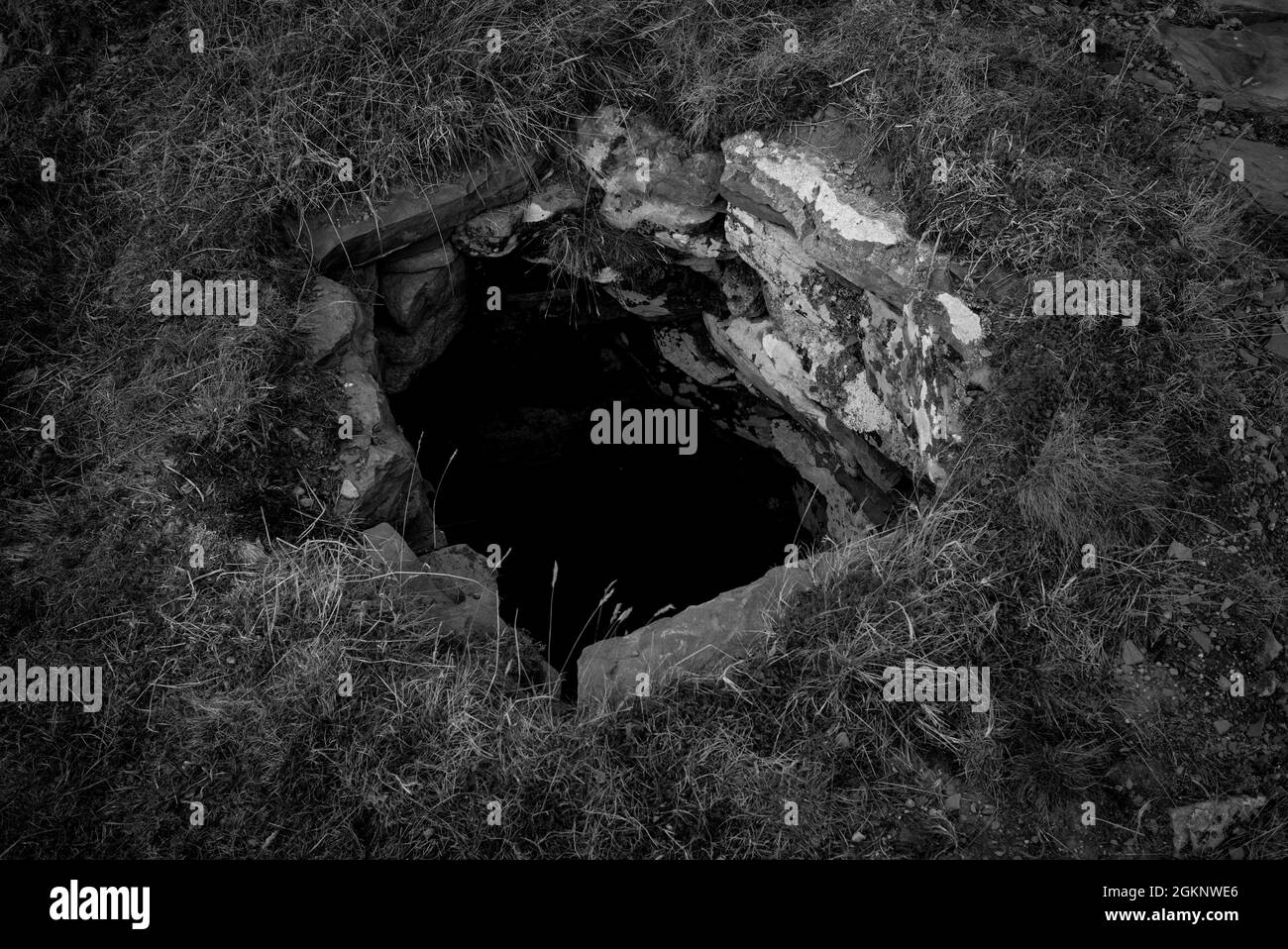 Ousdale Broch, Nordwesten Schottlands Stockfoto