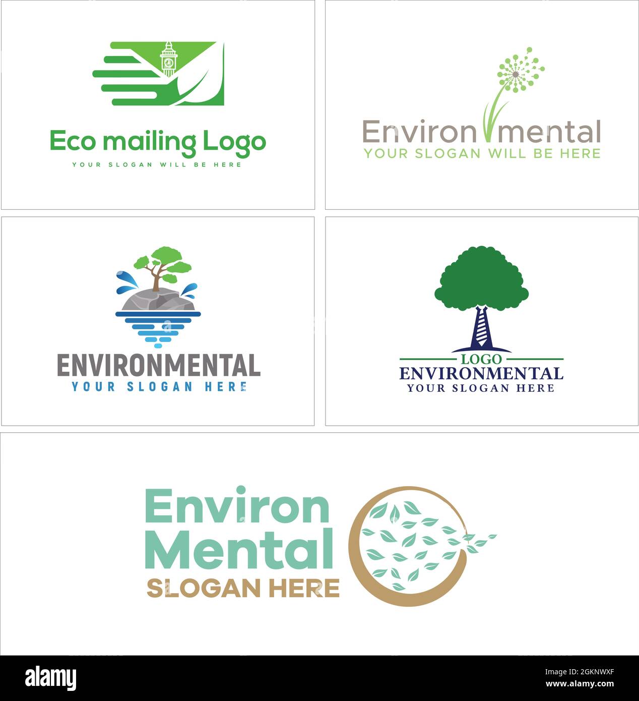 Umweltparks Baum Natur Outdoor Logo Design Stock Vektor