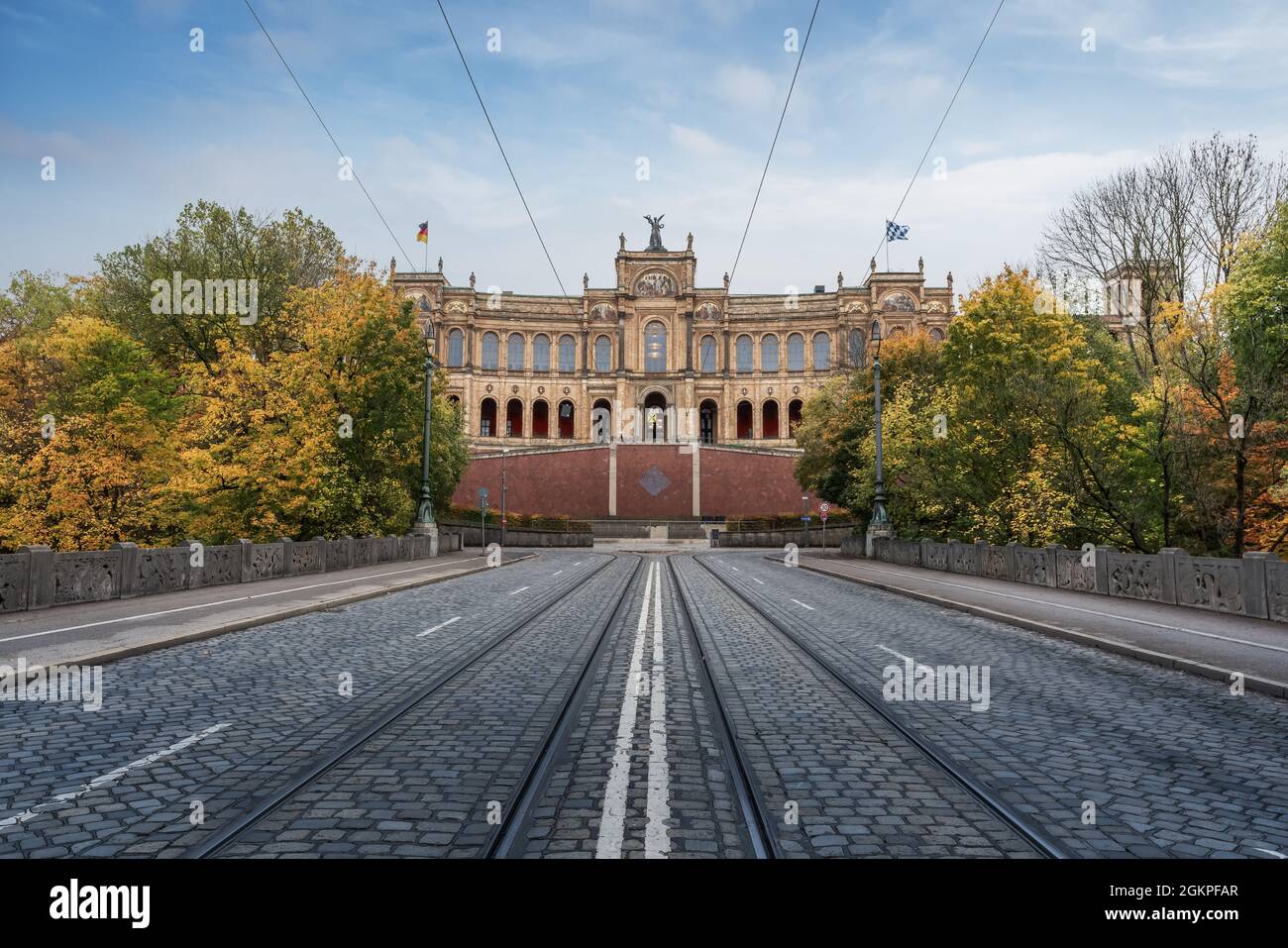 Maximilianeum - Sitz des Bayerischen Landtags - München, Bayern, Deutschland Stockfoto