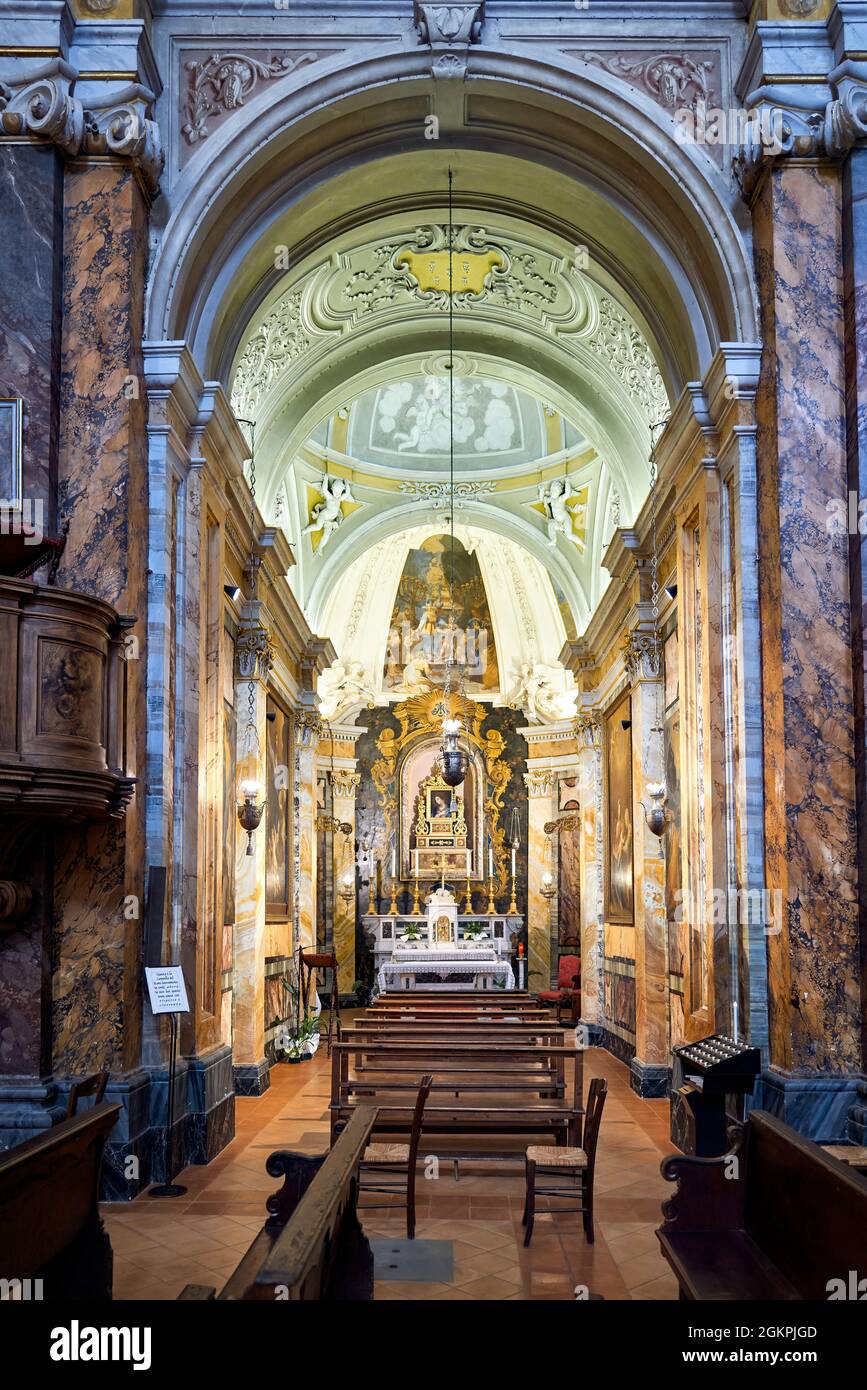 Città della Pieve Umbria Italien. Die Kathedrale von San Gervasio und Protasio Stockfoto