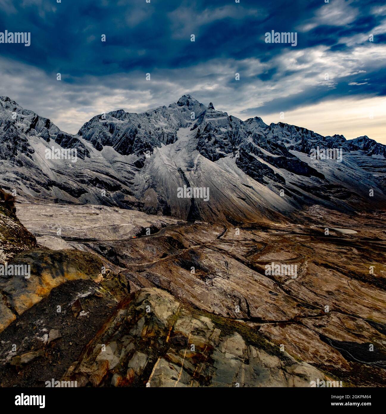 Atemberaubende Landschaft der Anden Stockfoto
