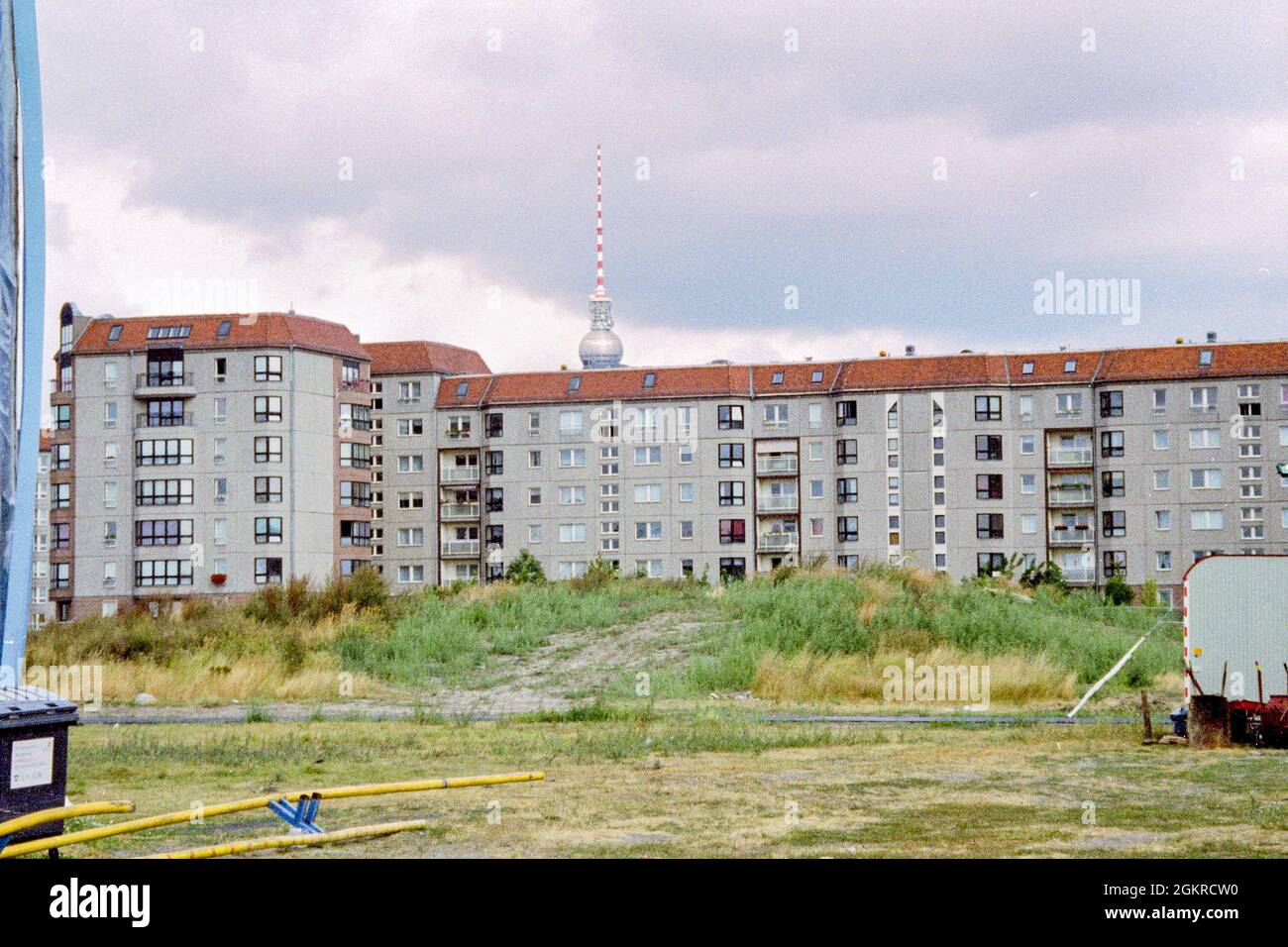 Der Standort des Hitlerbunkers, Berlin 1995 Stockfoto