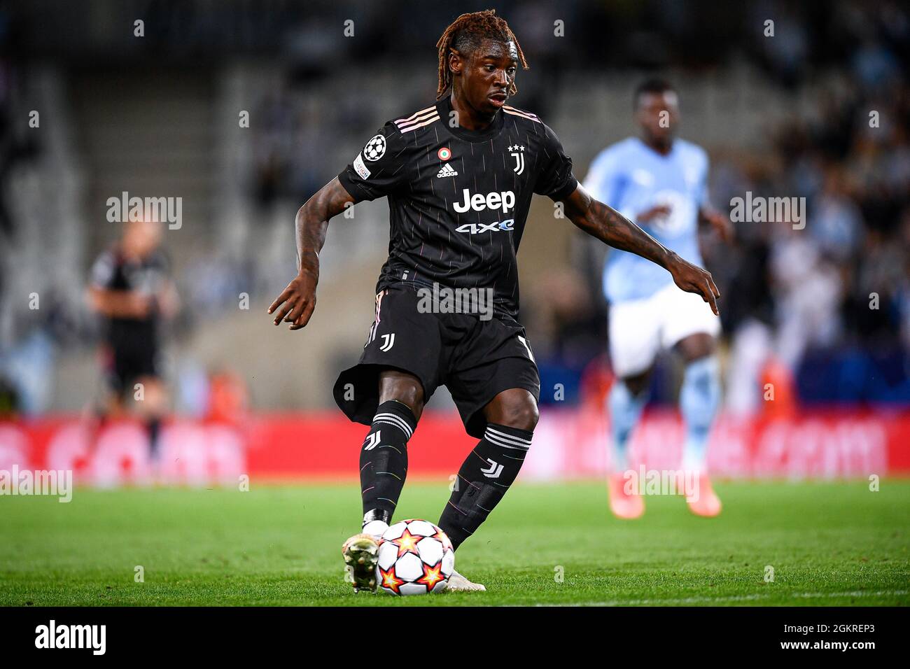 Malmo Schweden 14 September 2021 Moise Kean Vom Fc Juventus In Aktion Wahrend Des Uefa Champions League Fussballspiels Zwischen Malmo Ff Und Juventus Fc Kredit Nicolo Campo Alamy Live Nachrichten Stockfotografie Alamy