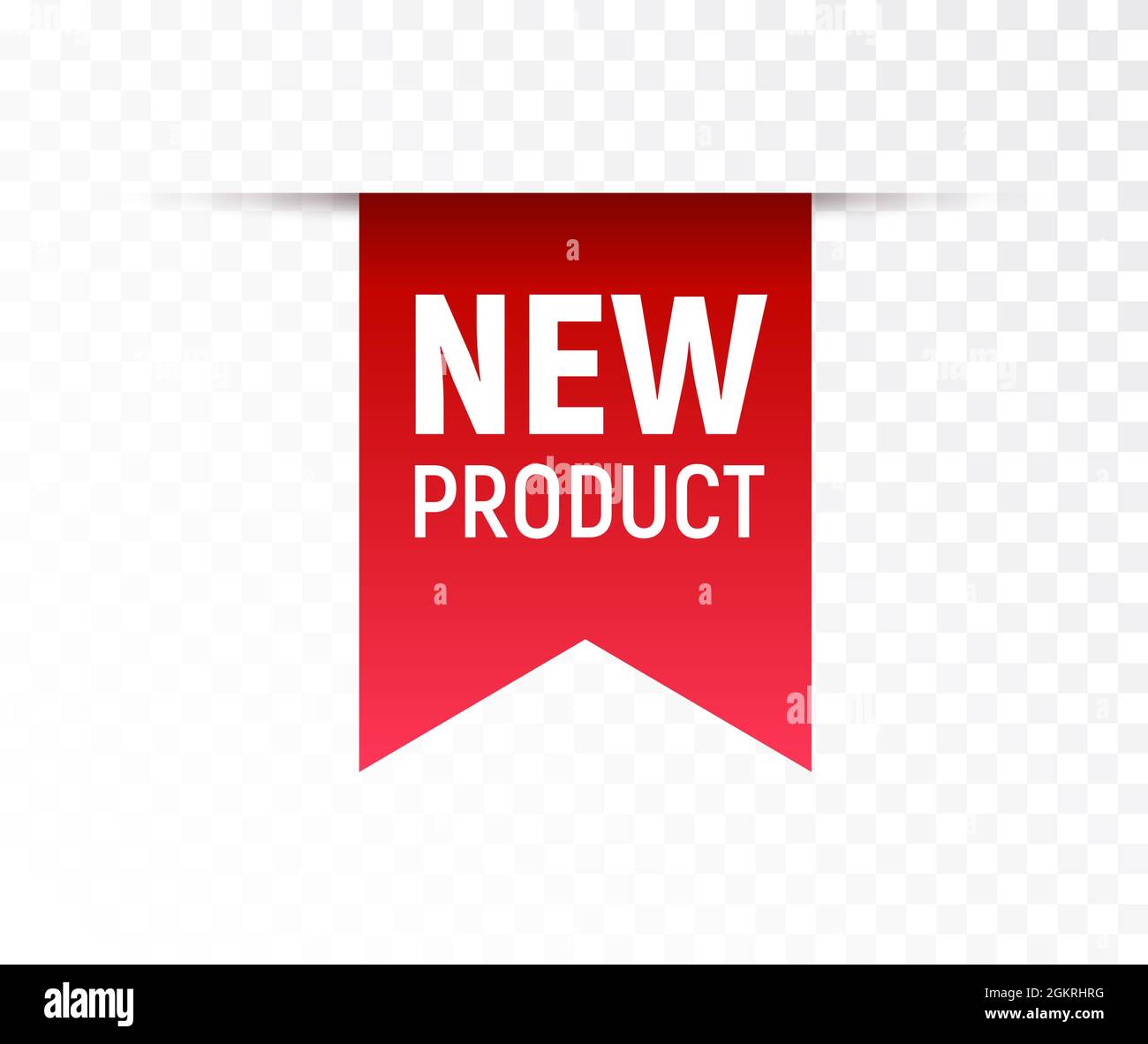 Neues Etikett für das Produkt. Neue Stoff Vektor Design Mode Tag Zeichen Stock Vektor