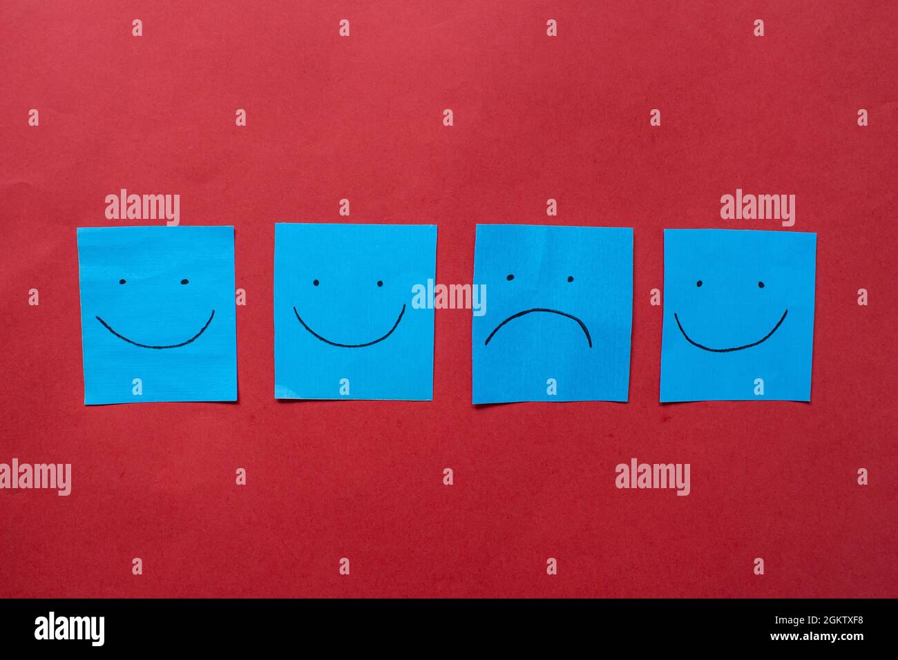 Gesicht Gesichter Traurig Glücklich Stockfotos Und -Bilder Kaufen - Alamy