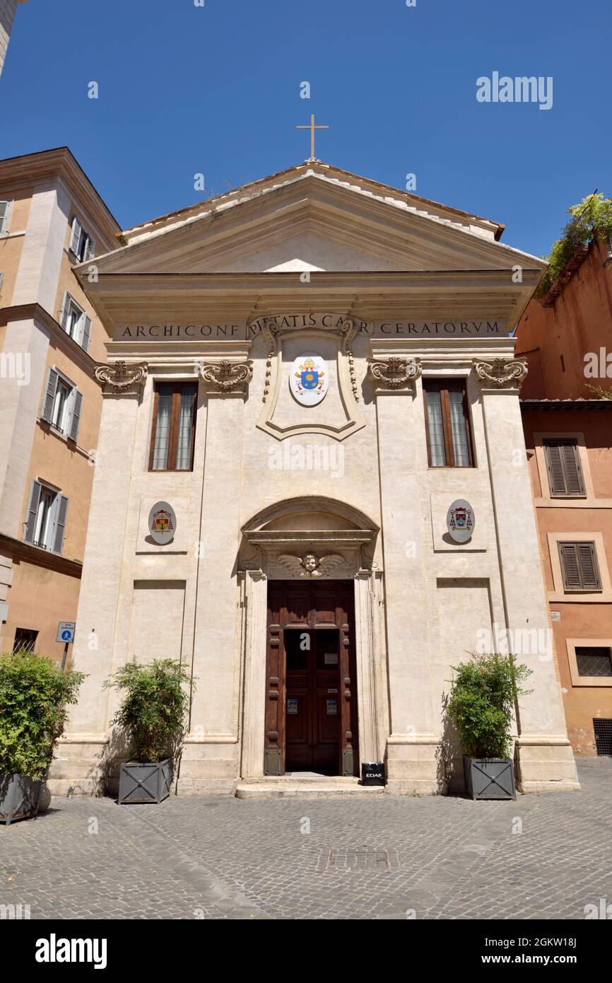 Italien, Rom, Kirche San Giovanni della Pigna Stockfoto