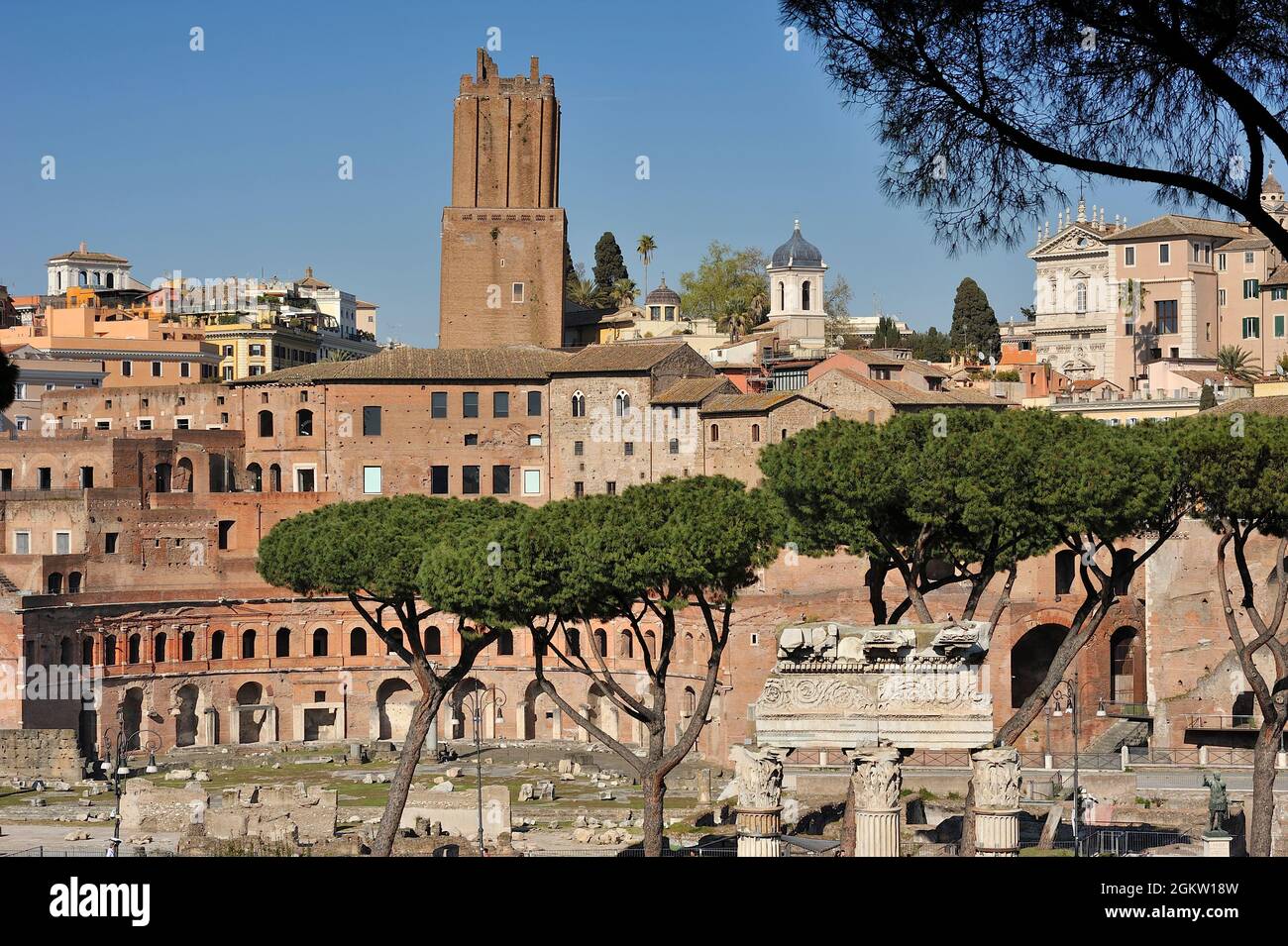 Die Trajan Markt, Rom, Italien Stockfoto