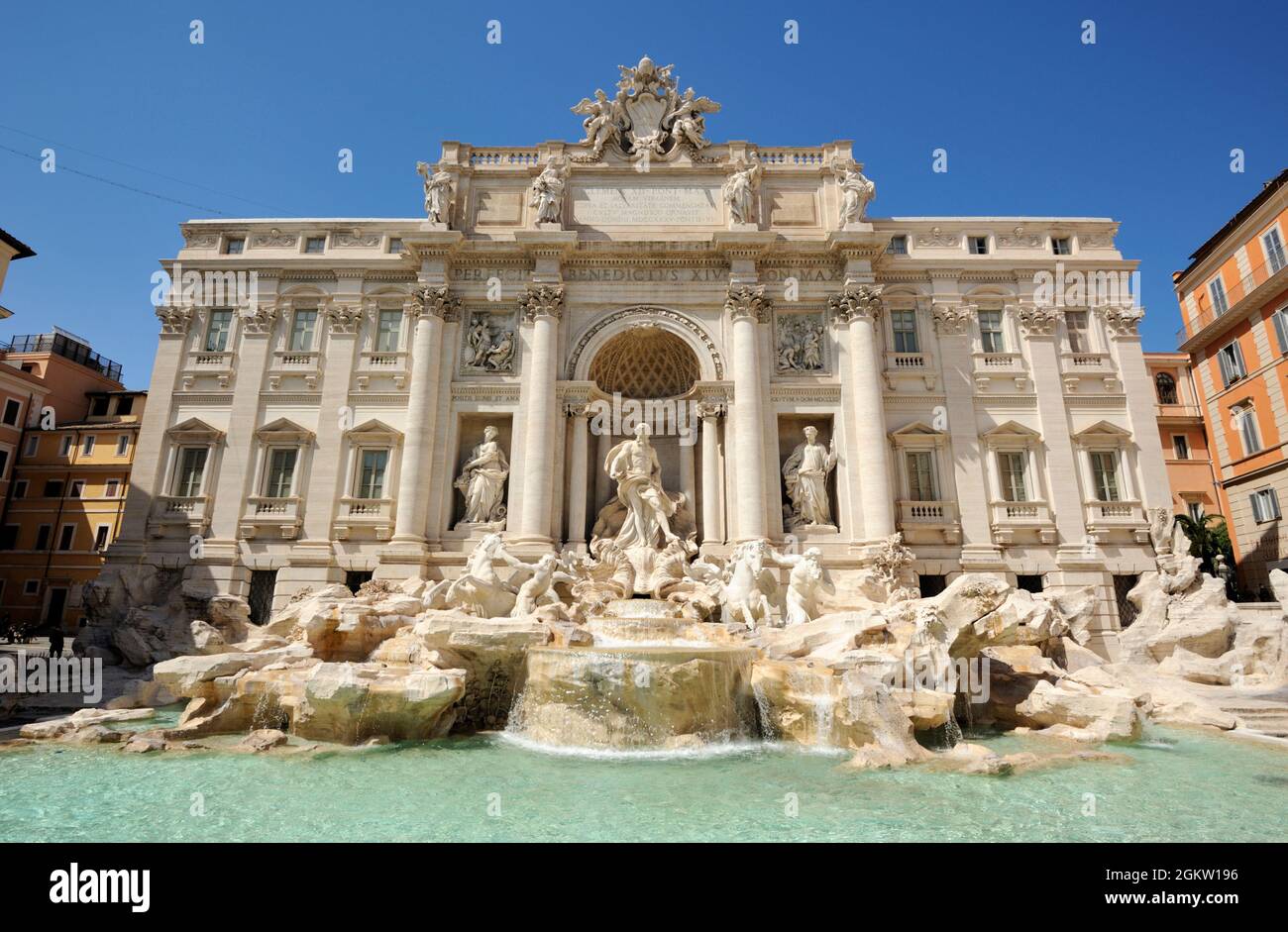 Fontana di Trevi, Rom, Italien Stockfoto