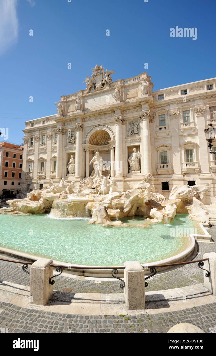 Fontana di Trevi, Rom, Italien Stockfoto