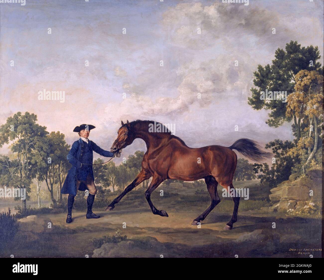 Vintage George Stubbs Pferd Malerei Kunst Stockfoto